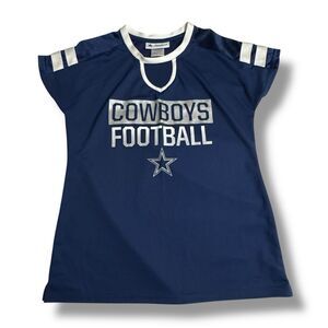 Dallas Cowboys Women Jersey M Open Neck Game Day NFL Athleisure Fan Style
